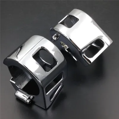 Chrome Switch Housing Cover For Kawasaki Vulcan 900/2000 Yamaha V-Star650 Custom • $27.49