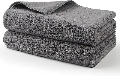 Professional Large Microfiber Car Drying Towels 2 Pack Lint Free Scratch Free • $13.36