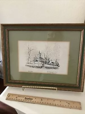 1975 Etching The Maryland State House 1779 Annapolis  By Barbara Noel Deiso • $26.95