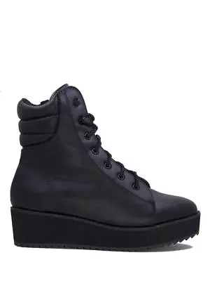 YRU Strange Cult Cvlt Darby Black Goth Punk Emo Womens Platform Boots Shoes • $209.89