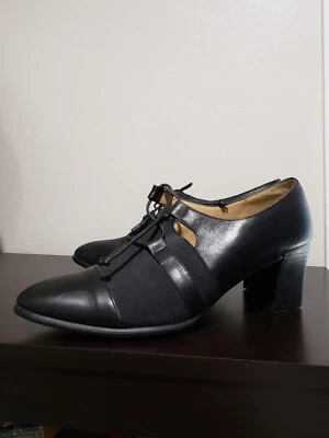 $25 • Buy Retro Look Amanda Smith Black Leather  US 9M Shoes