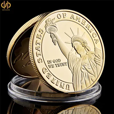 USA Gold Medal Of Honor In God We Trust Liberty Challenge Coins Collection • $4.41