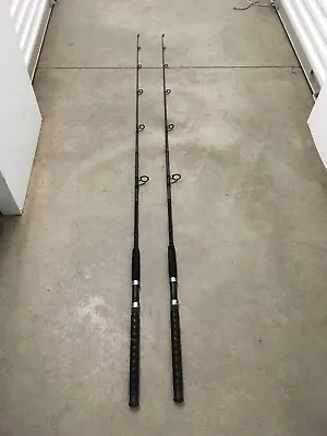 2 Berkley Fusion 7' Spinning Rods MH Action Saltwater Catfish 10-25lb (Big Game) • $55
