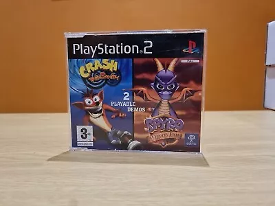 RARE Crash Twinsanity & Spyro Heros Tail Playable Demos (Sony Playstation 2) • £34.99