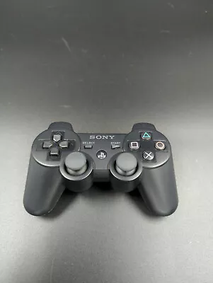 GENUINE Sony PlayStation 3 PS3 DUALSHOCK 3 SIXAXIS Controller (Black) TESTED • $42.95