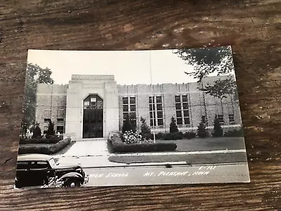 Vintage Postcard RPPC C1935 Mt. Pleasant Iowa High School IA • $6.85