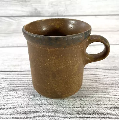 Vintage McCoy Pottery Canyon Mesa Stoneware Coffee Mug-Brown - #1412 • $11.95