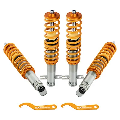 Coilover Kit For VW Golf I Rabbit Cabrio 74-84 Coilovers Volkswagen MK1 Gold • $195