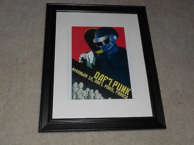 $39.99 • Buy Framed Daft Punk 2007 Concert Mini-Poster Paris, France14 X17 