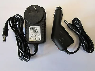 AUS AU Vtech Innotab 2 Inno Tab 2 9V/7.5V Mains AC Adaptor + Car Charger SET • £15.39