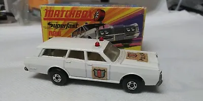 Matchbox Superfast No 55 Mercury Police Car In Original Box - Near Mint Vintage • $56.99