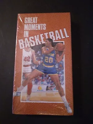 Vintage 1989 Great Moments In Basketball VHS NBA Sealed New • $3.99