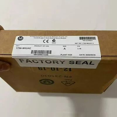 2022 New Allen-Bradley AB 1756-M02AE ControlLogix 2-Axis Analog Servo Module • $340