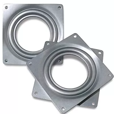 2 Pcs Of 4 Inch Lazy Susan Turntable Bearings Hardware Square Rotating Bearing • $9.99