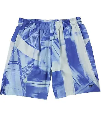 Reebok Mens Austin II Athletic Workout Shorts Blue Medium • $33.73