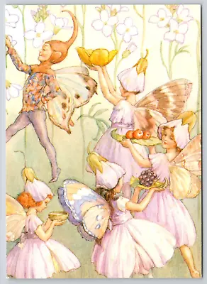 Lady's Smock Fairy Apples Berry Margaret Tarrant Fantasy Art Medici Postcard • $6.75