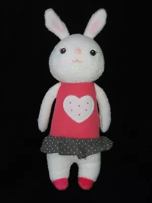 Me Too Plush Bunny Heart Tiramitu Doll Stuffed Animal Toy Pink White Gray 11  • $39.99