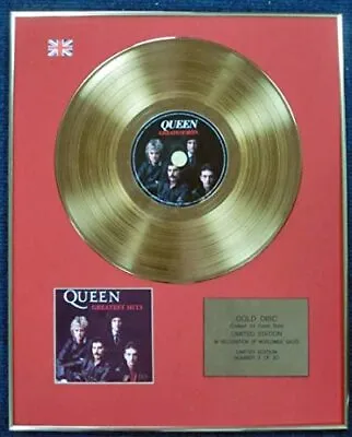 Queen -  Greatest Hits - 24 Carat Gold Disc • £249.99