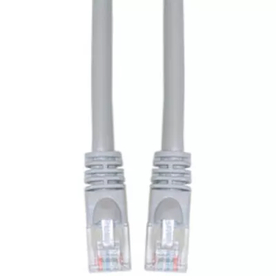 Cat5e Gray Copper Ethernet Crossover Cable Snagless/Molded Boot 10 Foot • $11.72