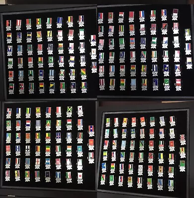 204pcs 2012 London Olympic Official Flag Pins Set • $3600