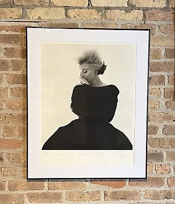 Bert Stern Marilyn Monroe Last Sitting Black Dior Dress Signed Original 304/3000 • $3000