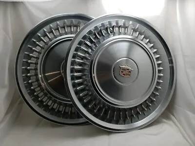 Cadillac DeVille 1971-72 15  Hub Caps Lot Of 2 Vintage Wheel Covers • $50