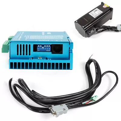 2 Phase 3.6Nm Hybrid Servo Closed Loop Stepper Motor HBS57 Driver CNC Milling UK • £93