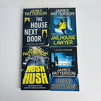4 X James Patterson Thriller Crime Bundle Novels • $26.99