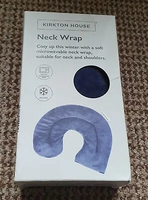 New Kirton House Neck/Shoulder Wrap Microwaveable Blue Use Hot Or Cold • £9.99