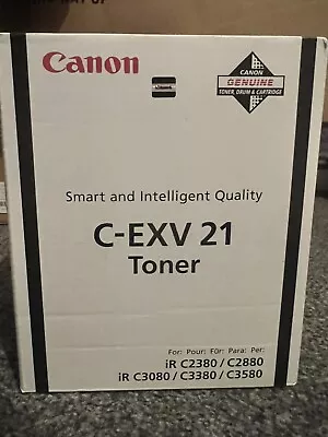 Genuine Canon C-EXV 21 Toner Black For Various Devices • £16