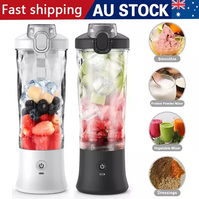 600ml Portable USB Fruit Blender Personal Food Smoothie Maker Mixer Juicer Shake • $30.99