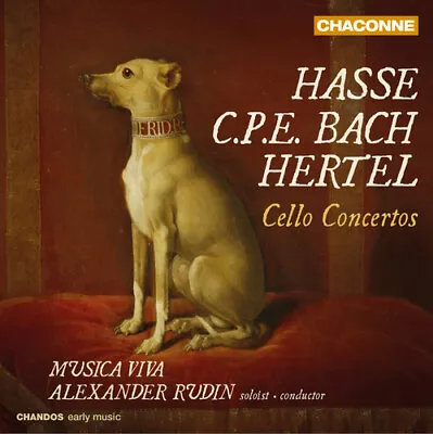 Johann Adolf Hasse : Hasse/C.P.E. Bach/Hertel: Cello Concertos CD (2016) • £15.83