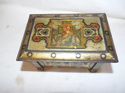 Antique Art Nouveau Peak Frean & Co. Biscuit Tin • £15