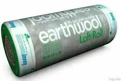 £100 • Buy Knauf Earthwool Loft Roll 44 Combi-Cut Insulation