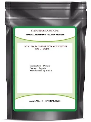 Mucuna Pruriens Extract Powder 99% High Quality  L-Dopa Enhances Mood Free Ship • $25.19