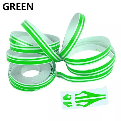 1/2  Roll Vinyl Pinstriping Pin Stripe Double Line Car Tape Decal Stickers 12mm • $5.99