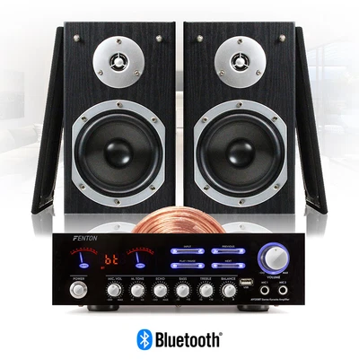 £170 • Buy Bluetooth Modern Home HiFi Stereo Speaker And Amplifier Wireless Music System