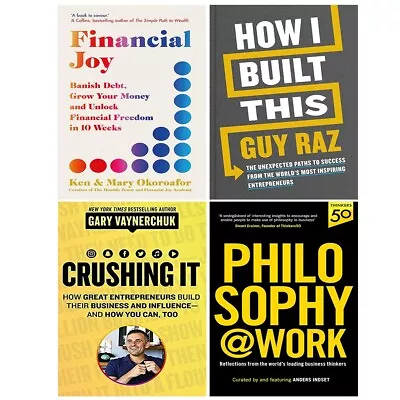 Financial Joy Philosophy WorkCrushing It! How I Built This (HB) 4 Books Set • $48.34