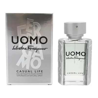 Salvatore Ferragamo Uomo Casual Life 50ml Eau De Toilette Mens Fragrance EDT • £45.99