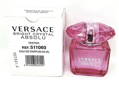 Versace Bright Crystal Absolu Women 3.0 Oz 90 Ml Eau De Parfum New Same As Photo • $49.65