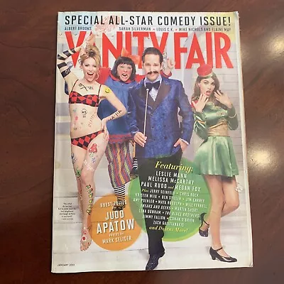 2013 January Vanity Fair Magazine - Leslie Mann Melissa Mccarthy - B 2411 • $10