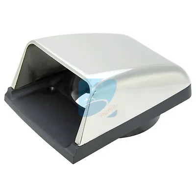 Cowl Clam Shell Air Vent With Base Stainless Steel Hull Mount Vent Marine Boat • $23.99