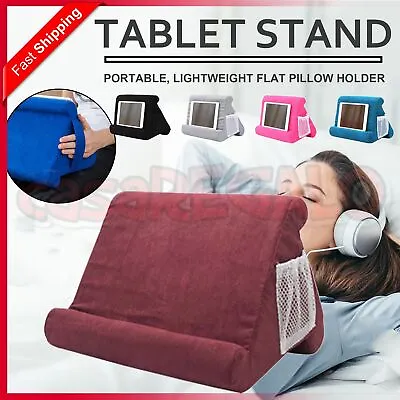 Tablet Pillow Stands For IPad Book Reader Holder Rest Laps Reading Cushion AU • $16.10