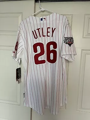 Chase Utley Philadelphia Phillies Authentic Majestic World Series Jersey 48 MLB • $349.95