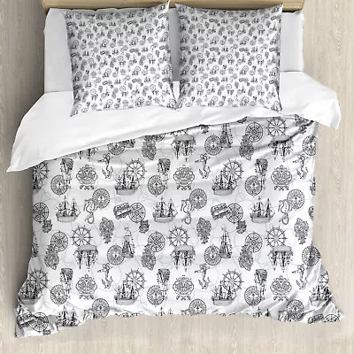 Compass Duvet Cover Sailing Boat Pattern • £29.99