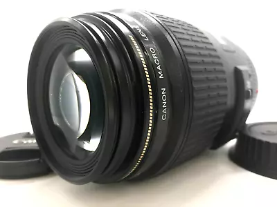 Canon EF 100mm F/2.8 Macro USM AF Telephoto Prime Lens Black JAPAN [MINT] • $530.43