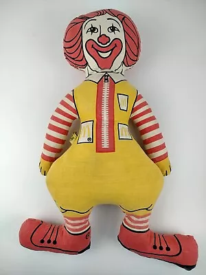Ronald McDonald Vintage Plush Doll 16  Tall • $14.99