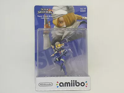 $89.99 • Buy Nintendo Amiibo - No. 23 - Sheik - Super Smash Bros - Zelda - Brand New
