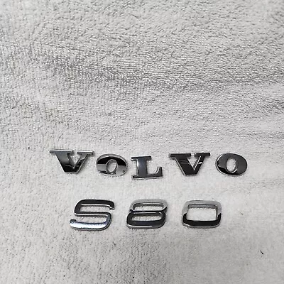 1999 - 2006 Volvo S80 Rear Emblem Lid Chrome Emblem Logo Badge Sign Oem Set • $18.99