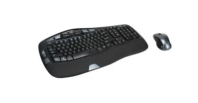 Logitech Cordless Desktop Wave (Keyboard & Laser Mouse) 920-000264 New In Box • $46.95